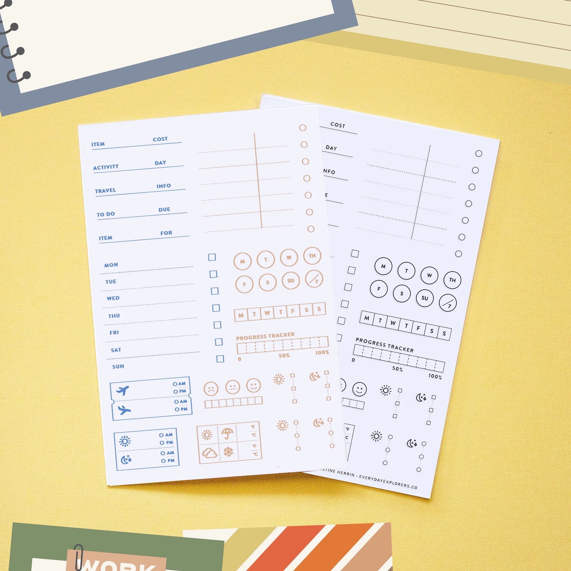 On Track {Throwback!} 4x6 Clear Stamp Set