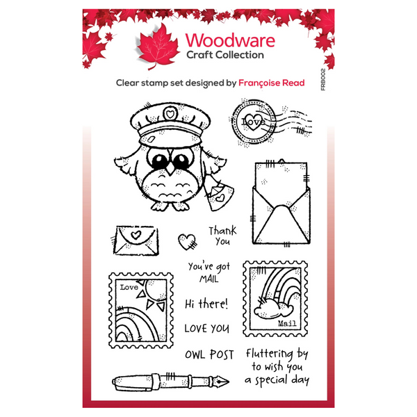 Owl Post 6x8 Clear Stamp Set | Francoise Read