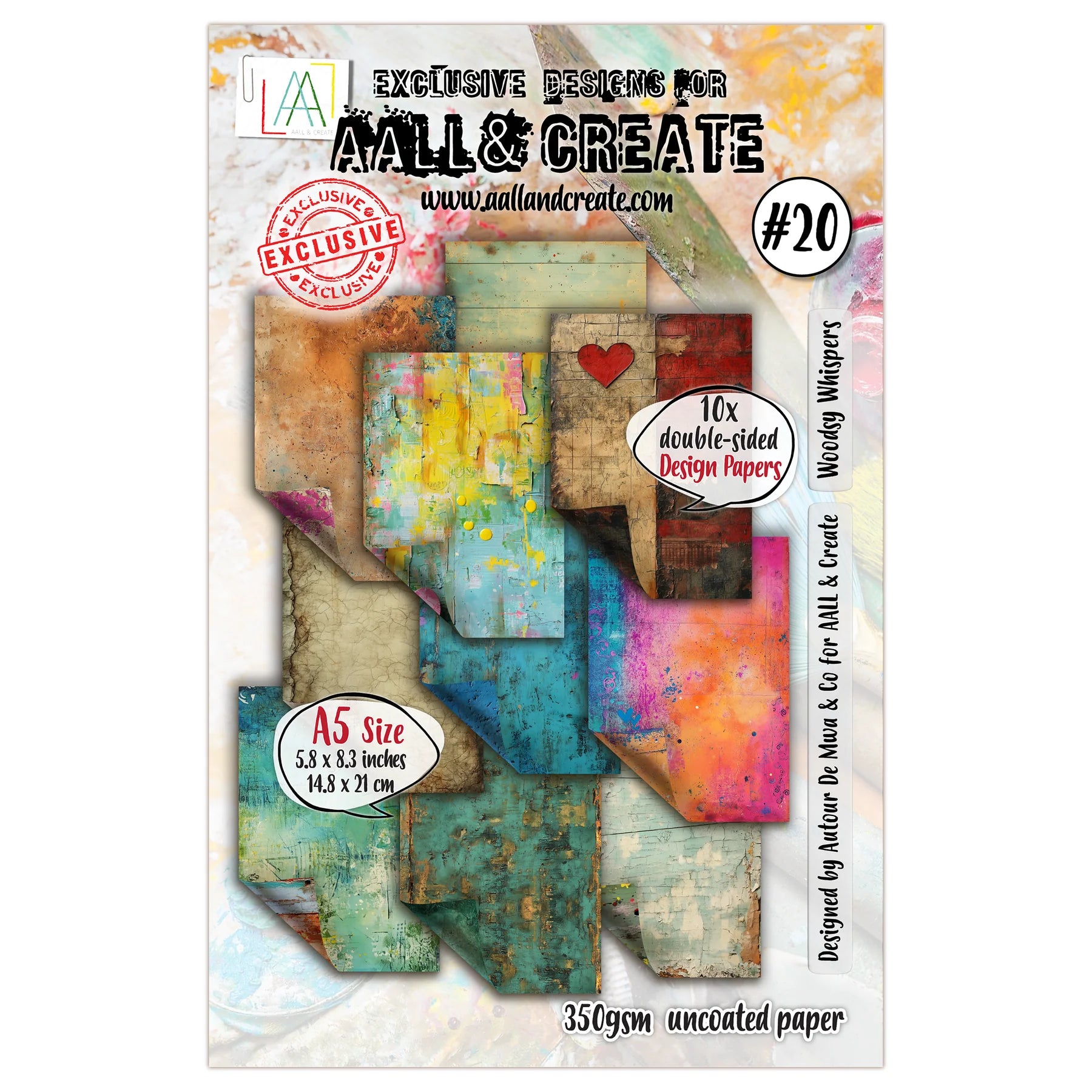 Woodsy Whispers A5 Design Paper No. 20