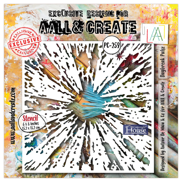 Daybreak Pulse 6x6 Stencil No. 259