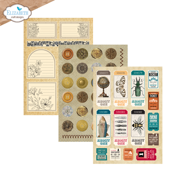 Everyday Ephemera 2 Cardstock + Ephemera Pack