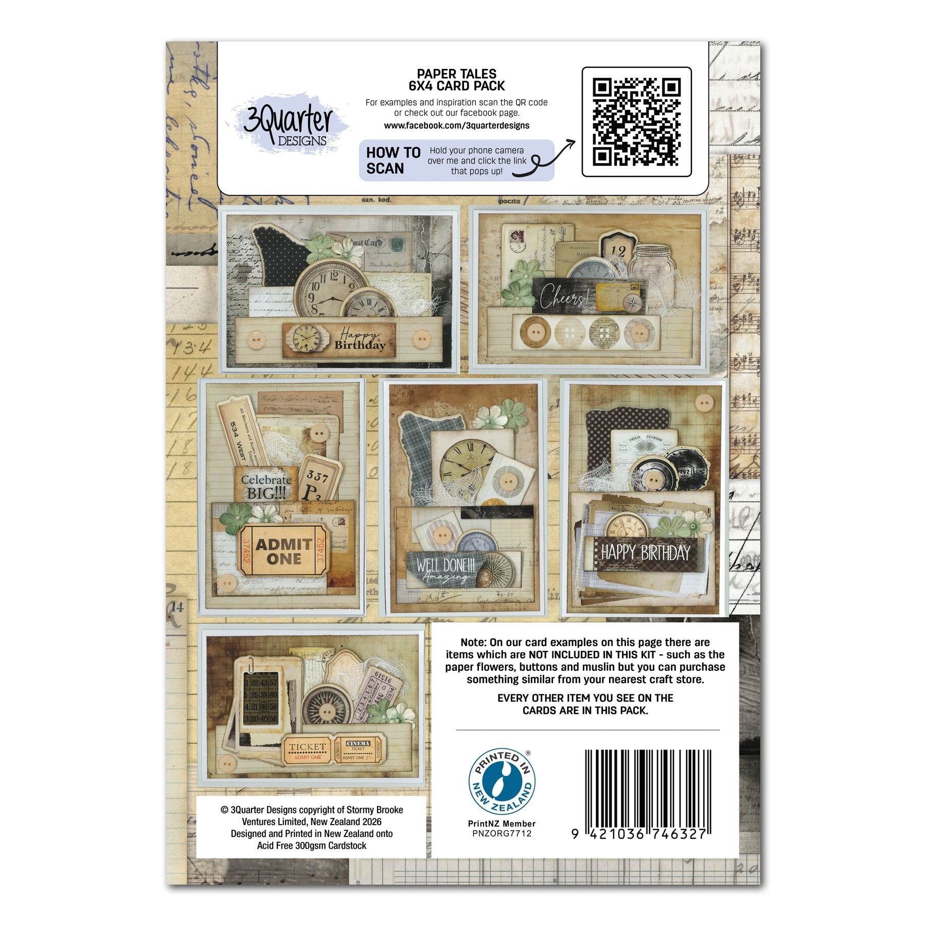 Paper Tales 6x4 Card Pack