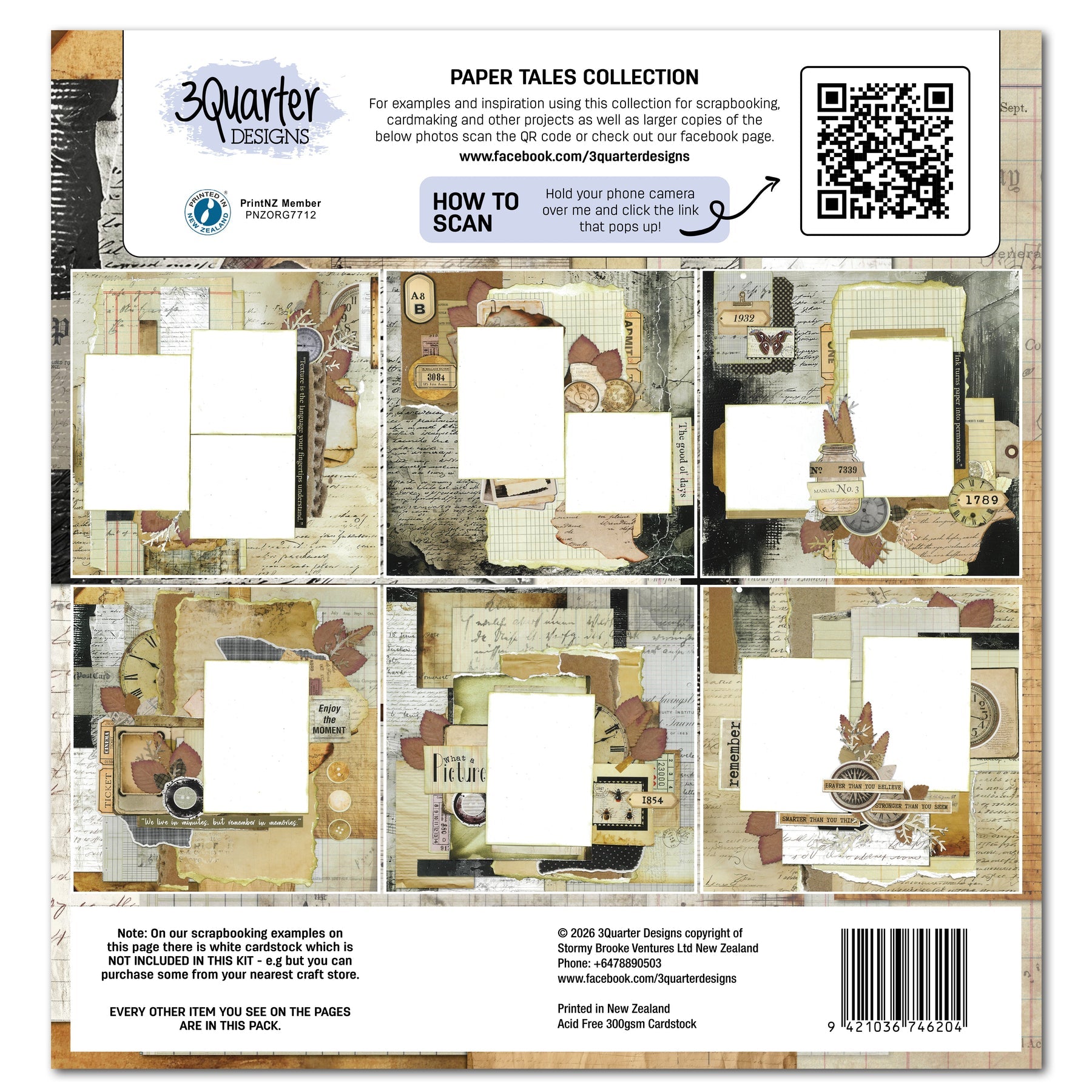 Paper Tales 12x12 Paper Pack & Die-cuts Set