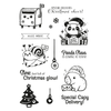 Panda Claus Jolly Mail Clear Stamp Set