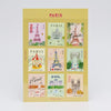 Travel Destinations Postage Stamp Sticker Sheets | L'après-midi