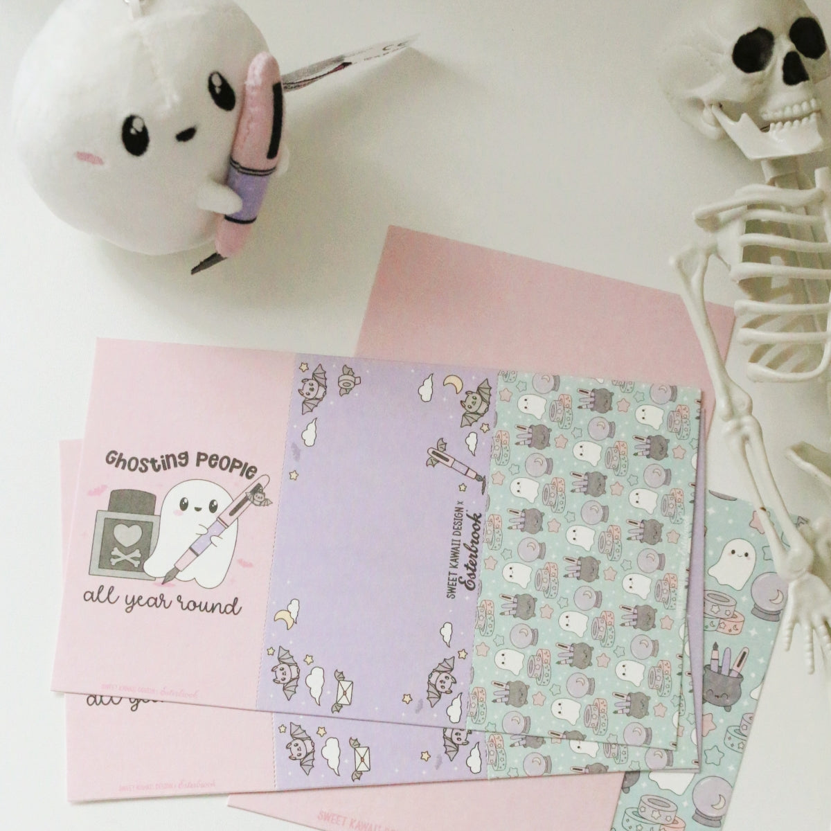 Pastel Halloween Blotter Paper Set | Sweet Kawaii Design x Esterbrook {coming soon!}