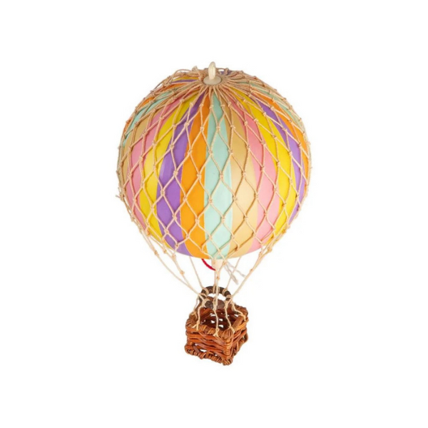 Pastel Rainbow Mini Hot Air Balloon