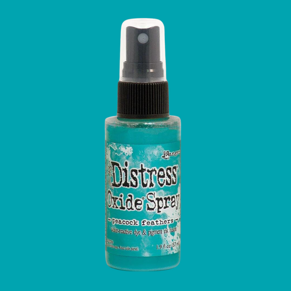 Peacock Feathers Distress Oxide Spray
