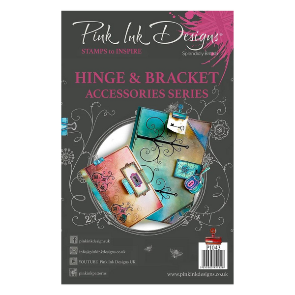 Clear Stamp Hinge & Bracket {clearance}