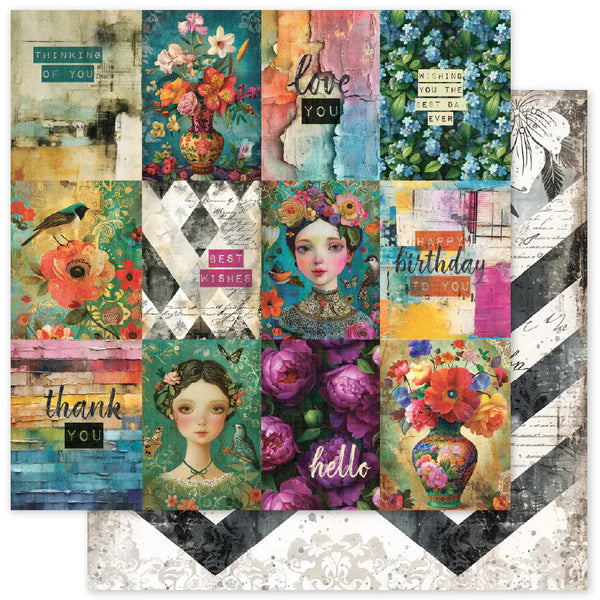 Portraits in Bloom 12x12 Paper Collection