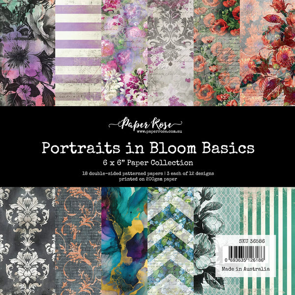 Portraits in Bloom Basics 6x6 Paper Collection
