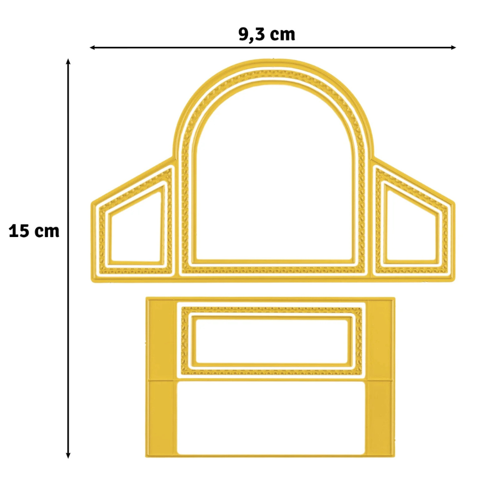 Postal Edges Cutting Die Set