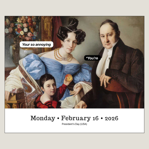 Punk History 2026 Day-to-Day Calendar: Classical Art, Modern Attitude | Kate Roberts