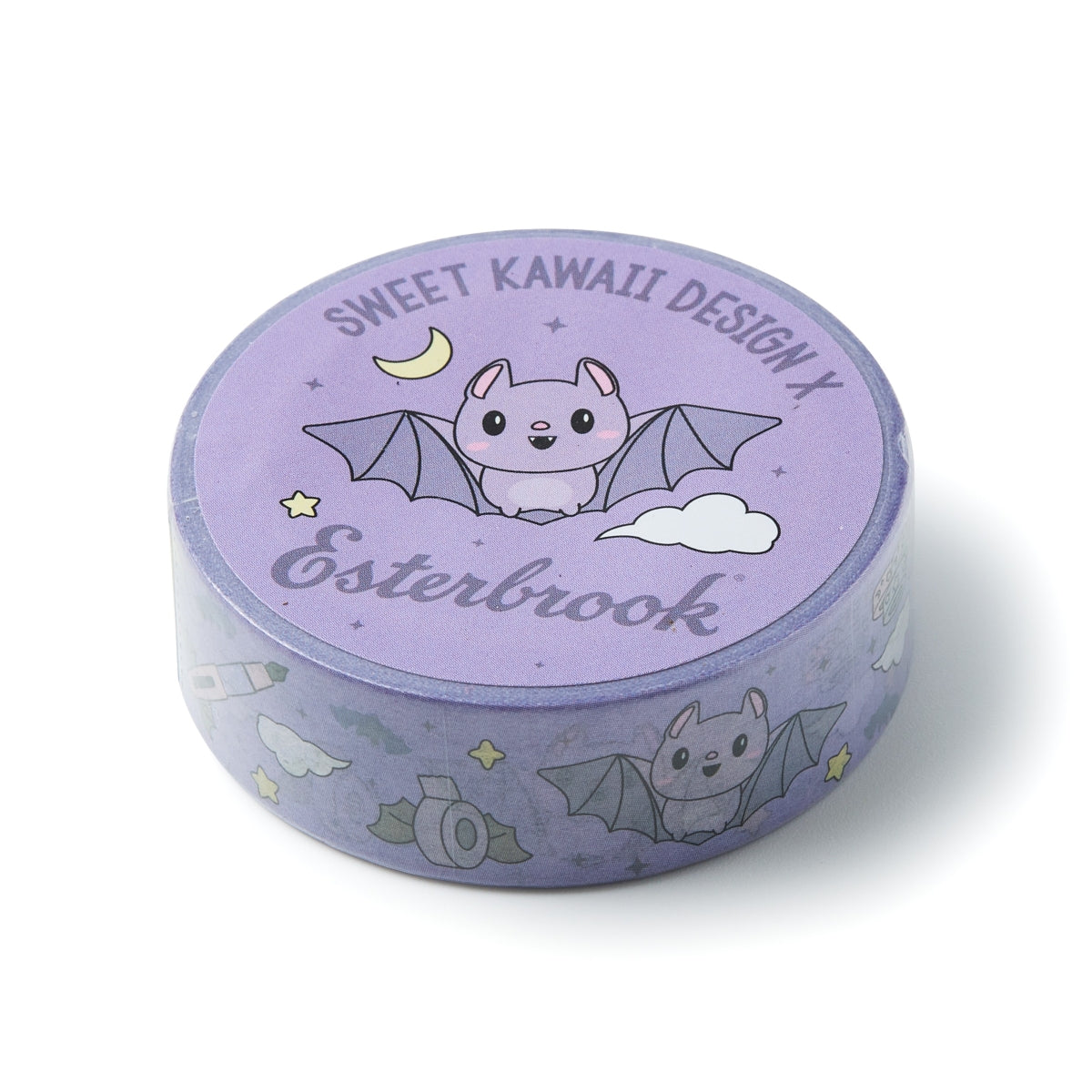 Simply Batty Purple Washi Tape | Sweet Kawaii Design x Esterbrook {coming soon!}
