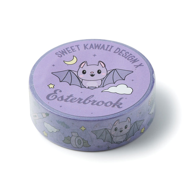 Simply Batty Purple Washi Tape | Sweet Kawaii Design x Esterbrook {coming soon!}