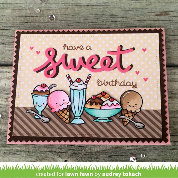 Push Here Clear Stamp Set