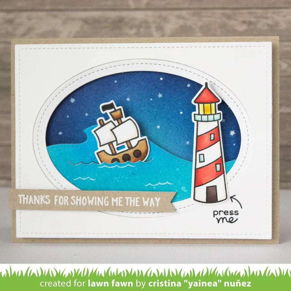 Push Here Clear Stamp Set