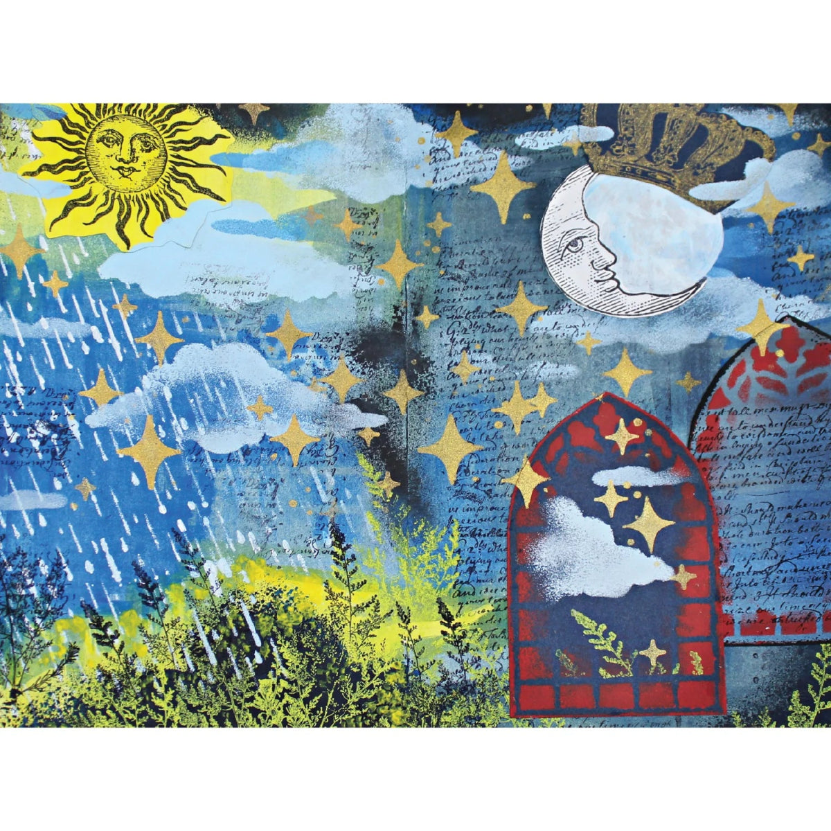 Weather Wonder A5 Stamp + A5 Stencil Set | Mark Montano