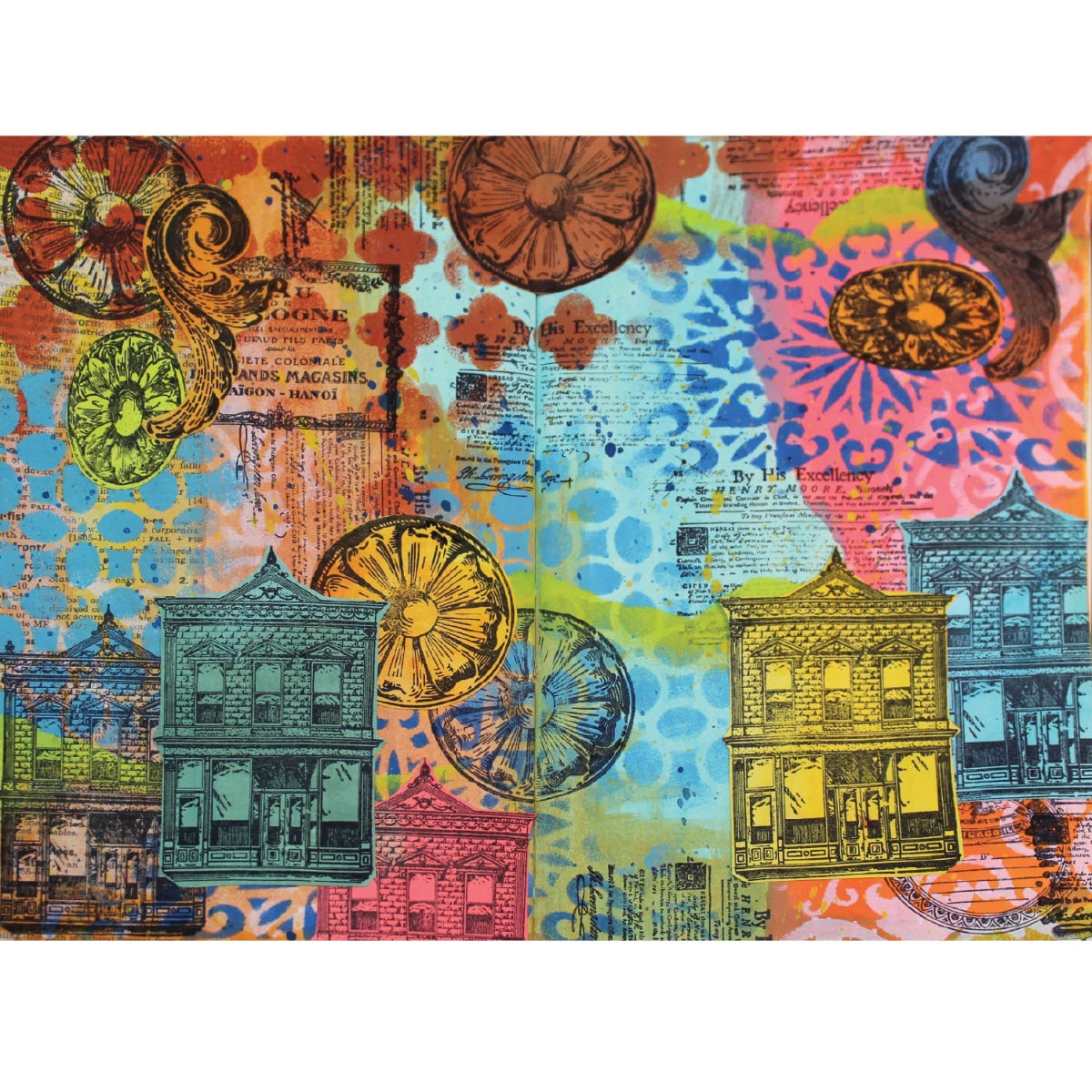 Build It A5 Stamp + Stencil Set | Mark Montano