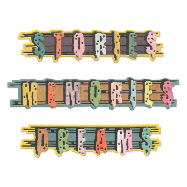 Word Wafers No. 2 Thinlits Die Set | Seth Apter