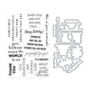 Say It Inside & Out Stamp & Cut — product contents