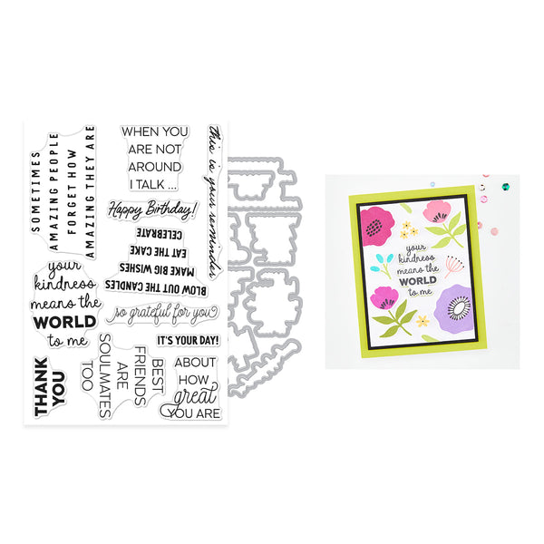 Say It Inside & Out Stamp & Cut — additional product view 4
