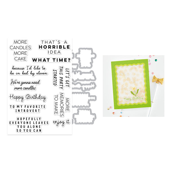Birthdays Inside & Out Stamp & Cut — additional product view 4