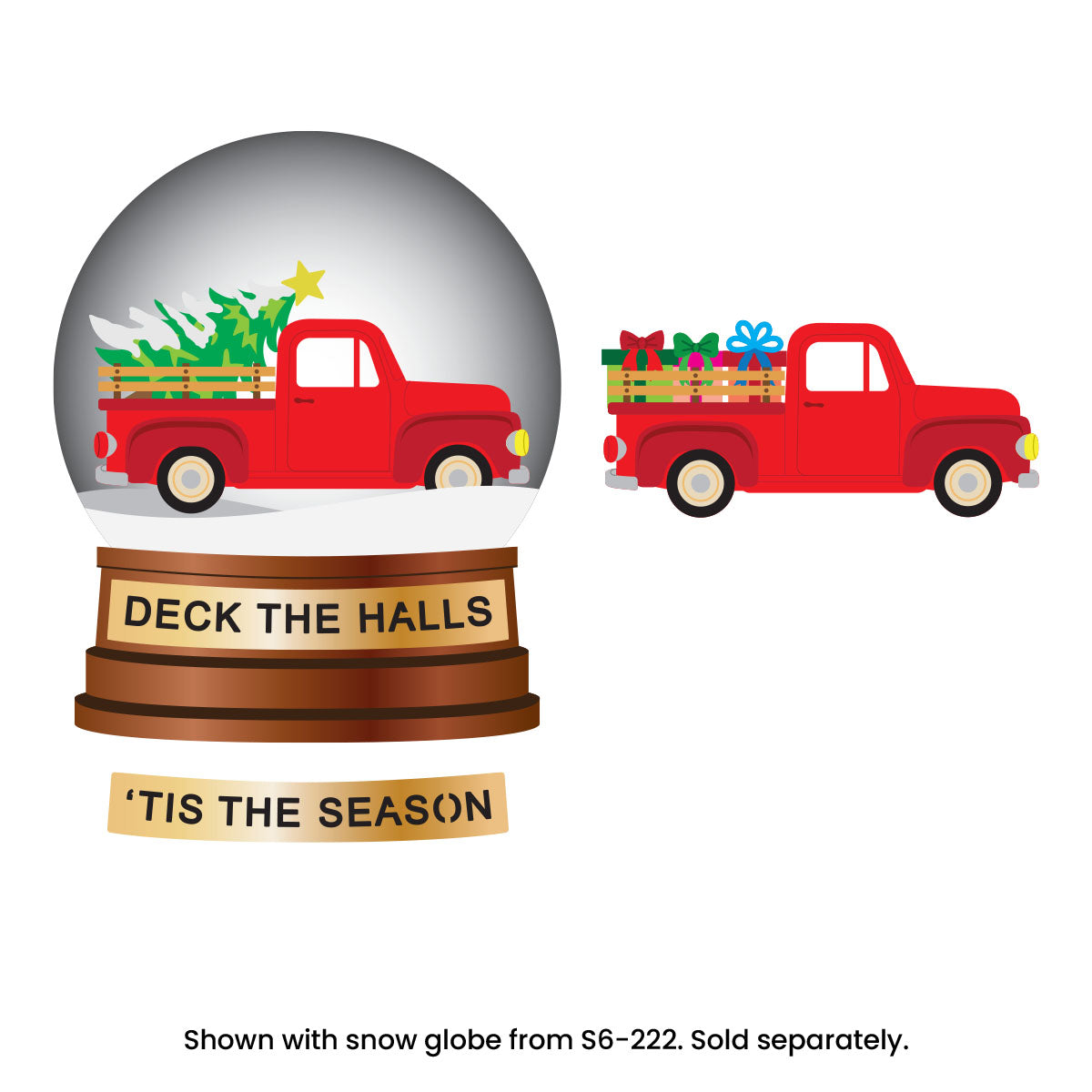 Holiday Truck Scene Etched Dies by Simon Hurley — additional product view 3