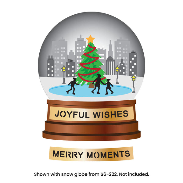 City Skating Scene Etched Dies by Simon Hurley — additional product view 3