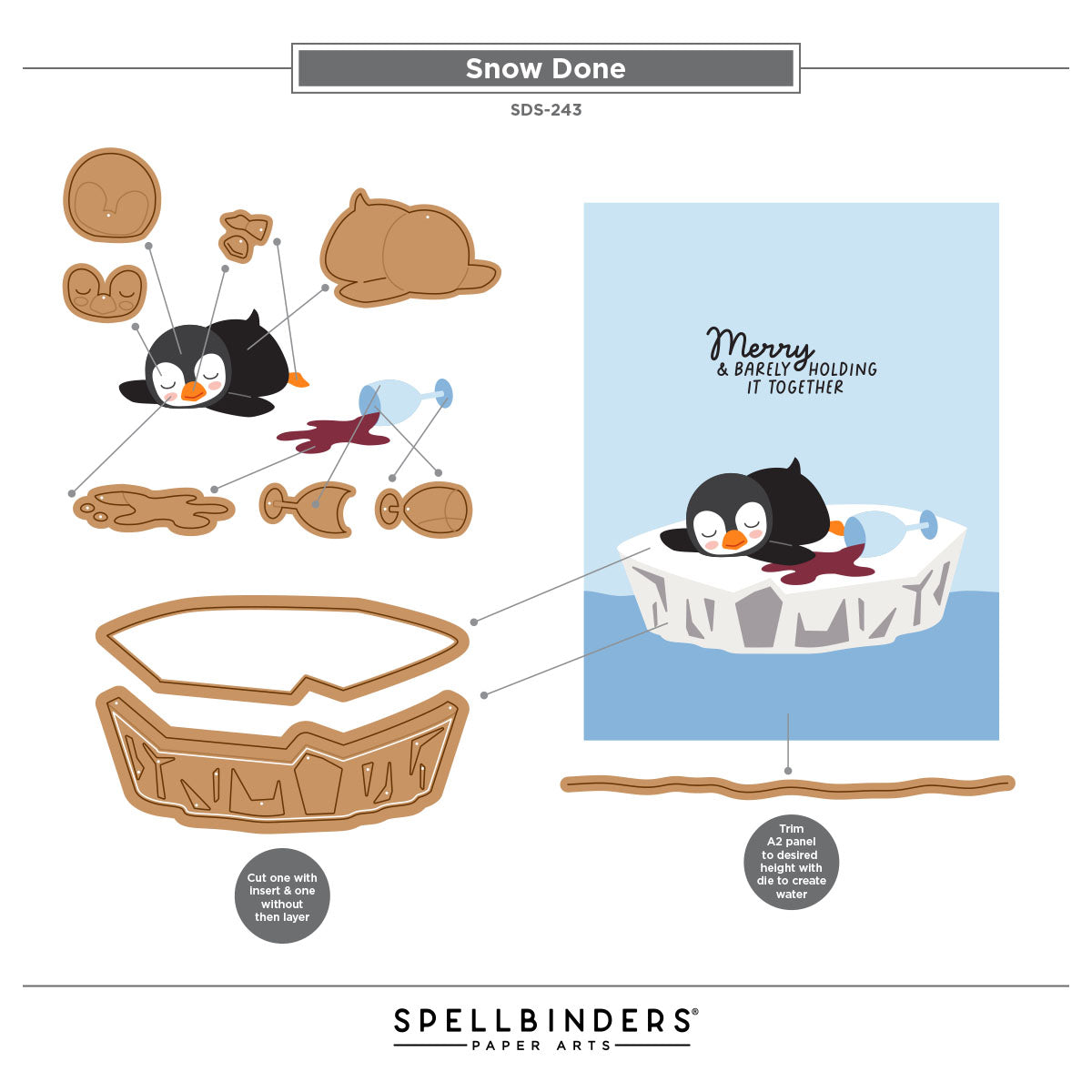 Snow Done Stamp & Die Set — additional product view 4