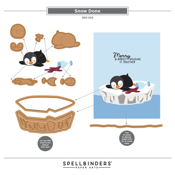 Snow Done Stamp & Die Set — additional product view 4