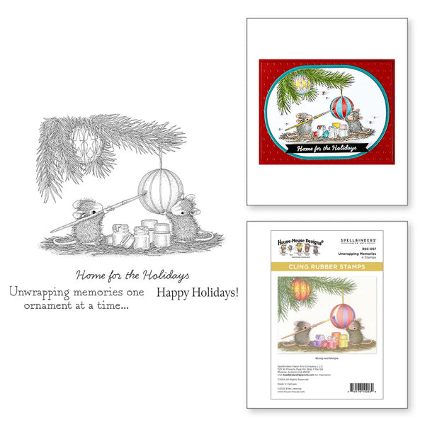 Unwrapping Memories Cling Rubber Stamp Set | House Mouse