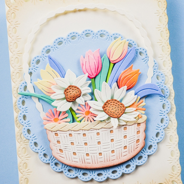 Round Eyelet Scalloped Nesting Circle Frames Die Set