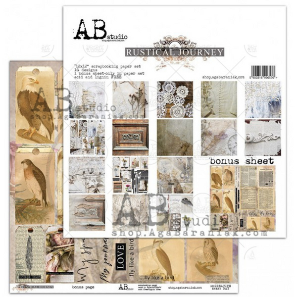 Rustical Journey 12x12 Double-Sided Paper Set