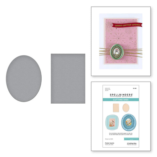 Frame Inserts Etched Dies for Coordinating Wax Seals | Holiday Magic