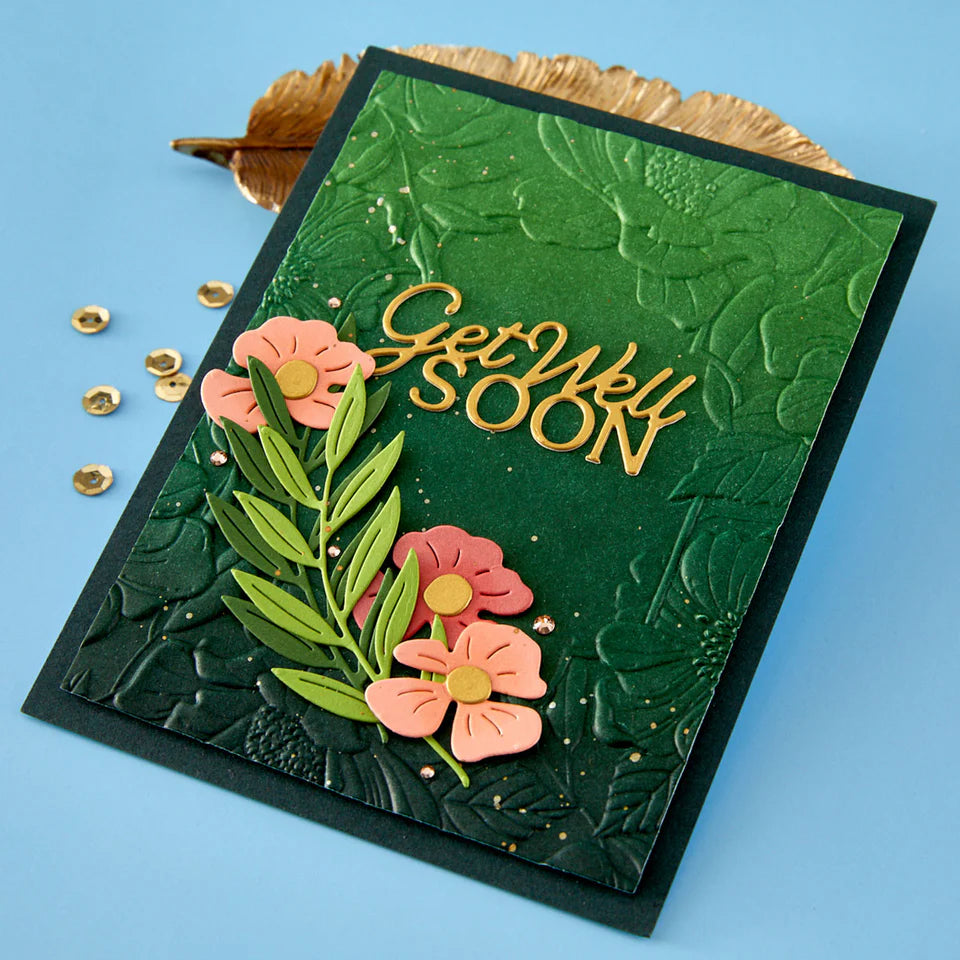 Get Well Soon Layered Sentiment Die Set