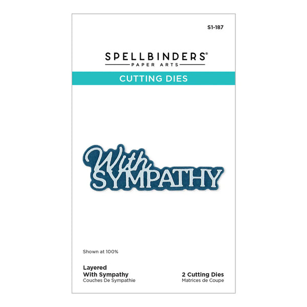 With Sympathy Layered Sentiment Die Set