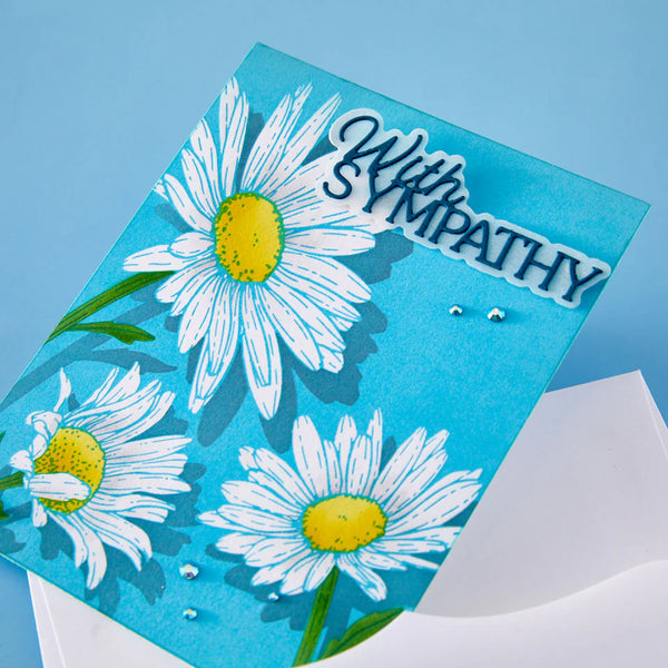 With Sympathy Layered Sentiment Die Set