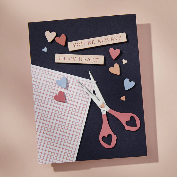 Sharon's Scissors Etched Die Set | In Honor of Sharon Klima