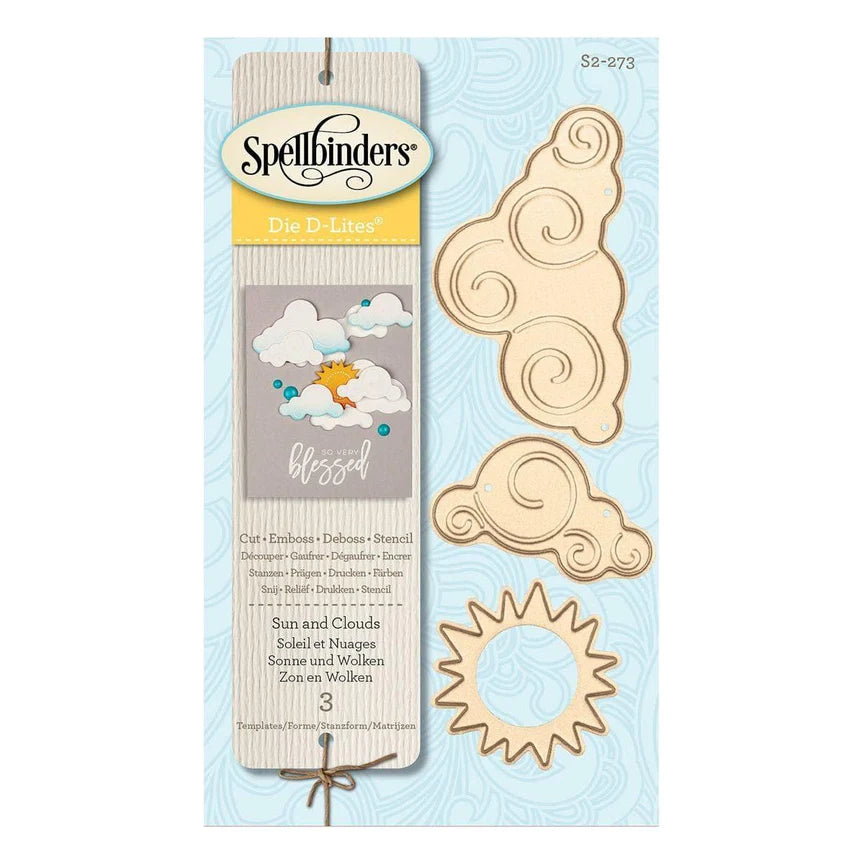 Die D-Lites Sun and Clouds Etched Dies