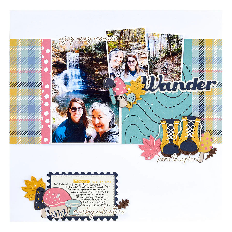 Wander Boots Etched Dies | Storytelling Collection