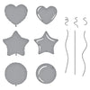 Mylar Balloons Etched Dies | Simon Hurley's Birthday Bash Collection {clearance}