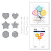 Mylar Balloons Etched Dies | Simon Hurley's Birthday Bash Collection {clearance}