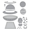 UFO Friend Etched Die Set | Simon's Space Adventure