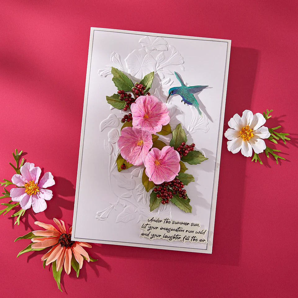 Summer Solstice Garden Sentiments BetterPress Plate & Die Set | Susan Tierney-Cockburn
