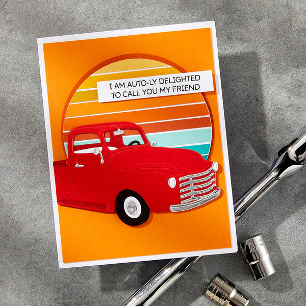 Timeless Truck Etched Dies | Classic Road Legends by Mindy Eggen