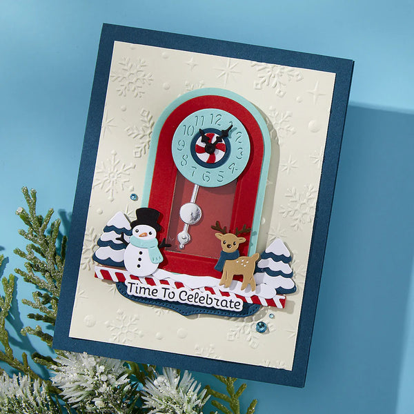 Chiming Christmas Etched Dies | Cuckoo Cottage