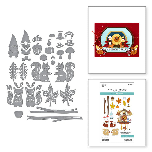 Harvest Time Etched Dies | Cuckoo Cottage
