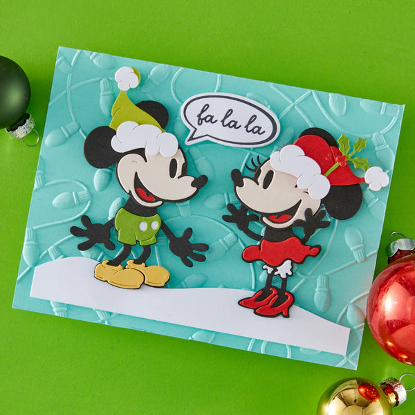 {coming soon!} Classic Mouse Christmas Embellishments Etched Dies | Say Cheese Classic Mouse Christmas Collection