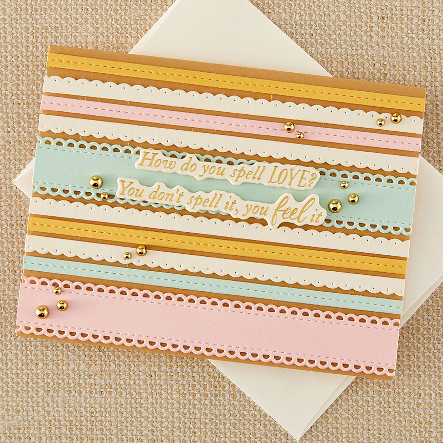 Sweet Sentiments Press & Foil Plate + Die Set | Simple Stories Classic Pooh
